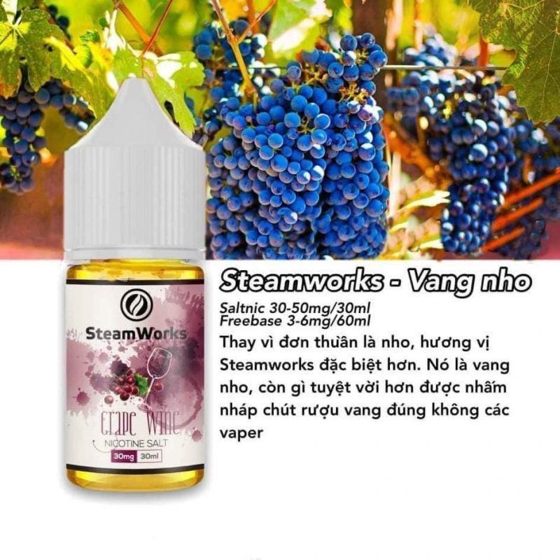 Grape Wine (Vang Nho lạnh) SteamWorks 30ML