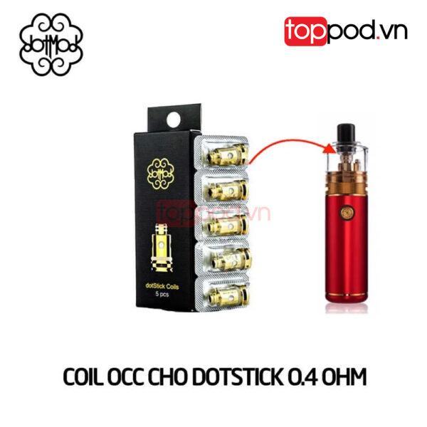 coil thay the cho dotstick vape pod systemkit by dotmod toppod