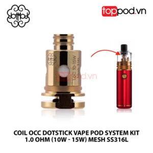 coil thay the cho dotstick vape pod systemkit by dotmod toppod 2