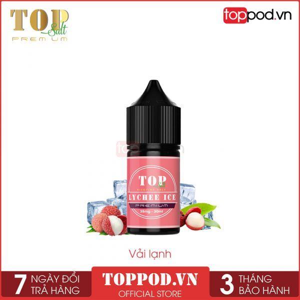 lychee ice vai lanh top salt 30ml toppod 1