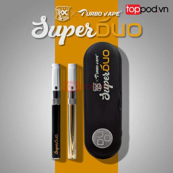 trx super duo pod system kit by turbo vape 1100mah toppod 2