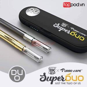 trx super duo pod system kit by turbo vape 1100mah toppod 7