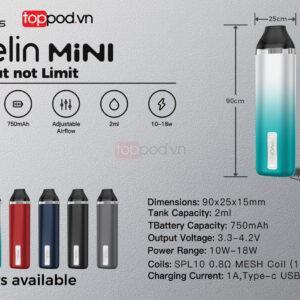 feelin mini 18w pod kit nevoks toppod 11