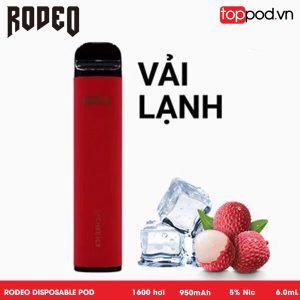 pod dung 1 lan rodeo 6ml 1 600 hoi disposable by gcore toppod 10