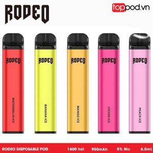 pod dung 1 lan rodeo 6ml 1 600 hoi disposable by gcore toppod 17