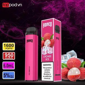 pod dung 1 lan rodeo 6ml 1 600 hoi disposable by gcore toppod 20