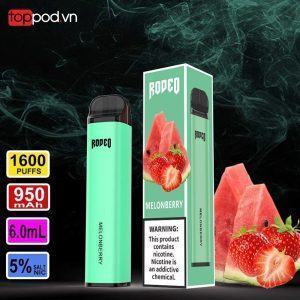 pod dung 1 lan rodeo 6ml 1 600 hoi disposable by gcore toppod 21