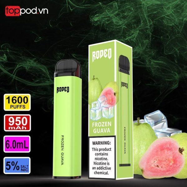 pod dung 1 lan rodeo 6ml 1 600 hoi disposable by gcore toppod 25