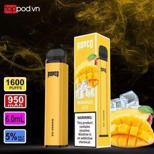 pod dung 1 lan rodeo 6ml 1 600 hoi disposable by gcore toppod 26