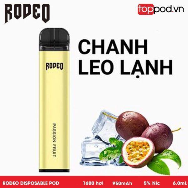 pod dung 1 lan rodeo 6ml 1 600 hoi disposable by gcore toppod 4