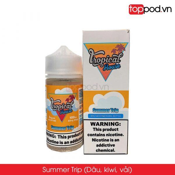 summer trip dau vai kiwi tropical house 100ml toppod