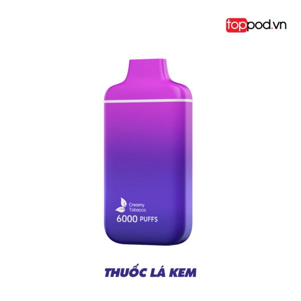 chillax plus creamy tobacco thuoc la kem 6000 puffs toppod