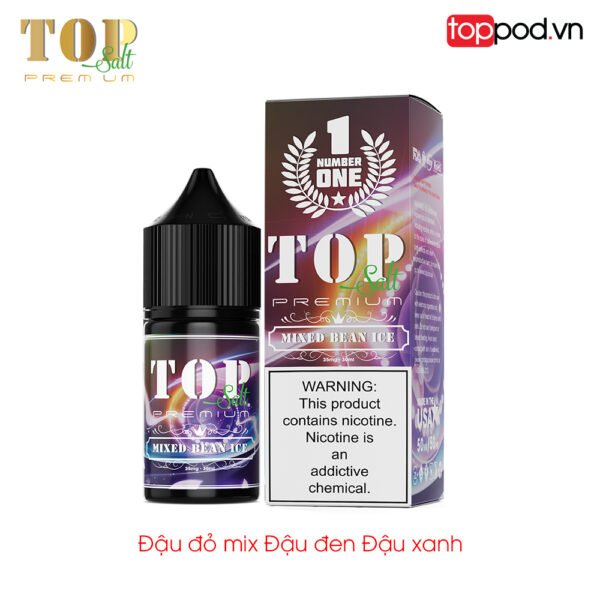 mixed bean ice dau do mix dau den dau xanh top salt 30ml toppod 2